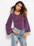 Long-sleeved Slim One-piece Top