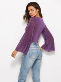 Long-sleeved Slim One-piece Top