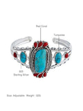 Blue Turquoise Open Bracelet