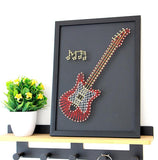 DIY Guitar String Art Painting