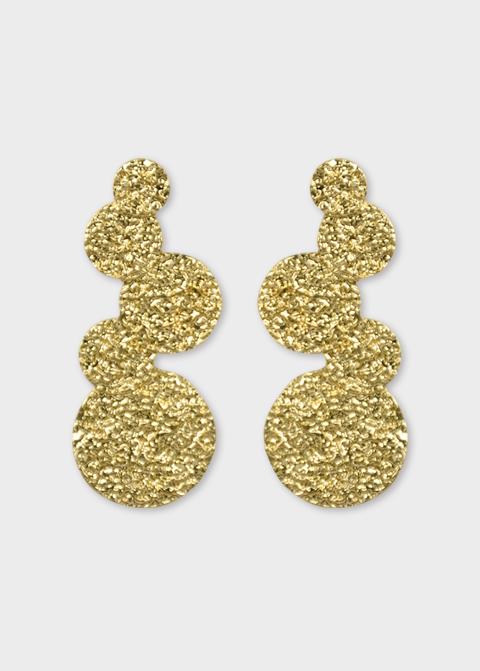 Irregular Round Pattern Earrings