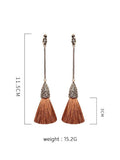 Long Tassel Bohemian Earrings