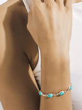 Turquoise&Moonstone Bracelet