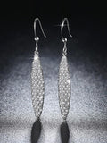 Shuttle-shaped Diamond Earrings