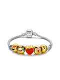 Smiley Expression Pattern Bracelet