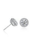Circular Crown Pattern Earrings