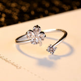 Fashion lucky flower ring