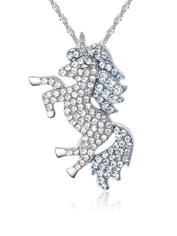 Lucky Unicorn Pendant Necklace