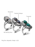 Vintage Bean Pattern Ring