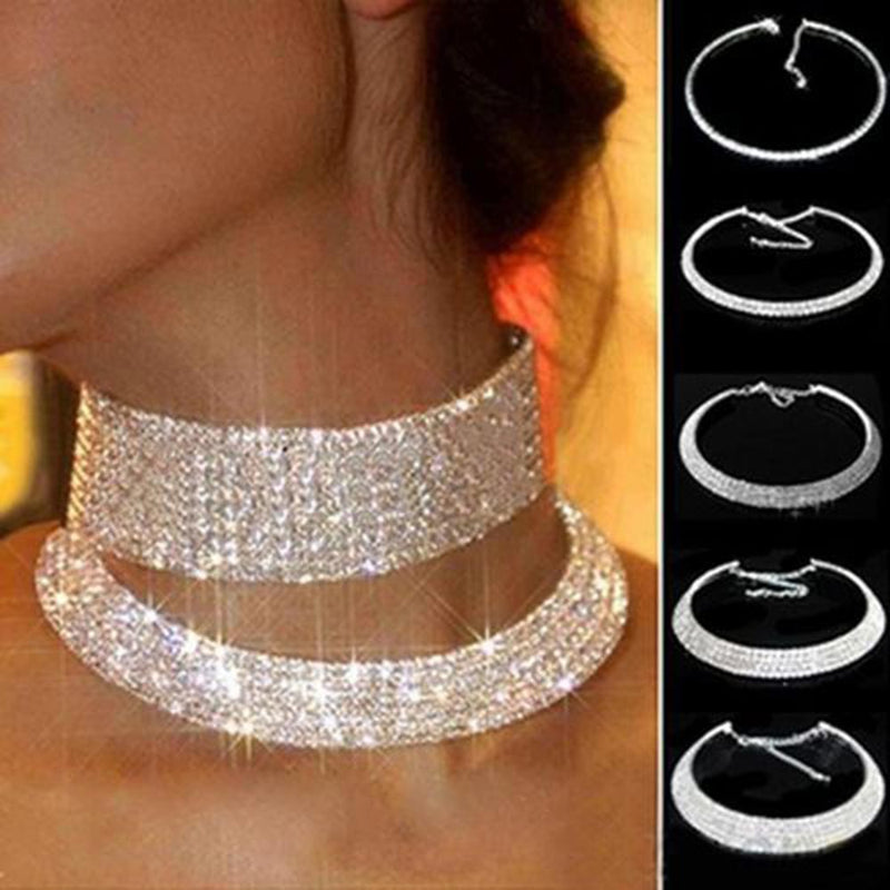 2019 New Charming Crystal Rhinestone Collar Necklace