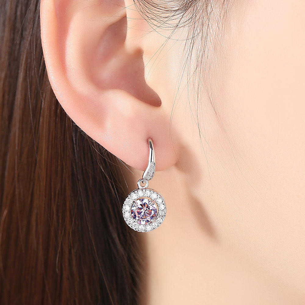 2019 New Wedding Silver/ Gold Color Earrings for Women Super Shiny AAA Cubic Zirconia Fashion Jewelry Ladies Gifts Free Shipping