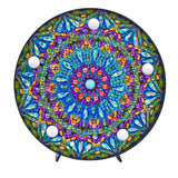 F&S Diamond Painting Store Diamond Painting Lamp Mandala Sparkling Blue