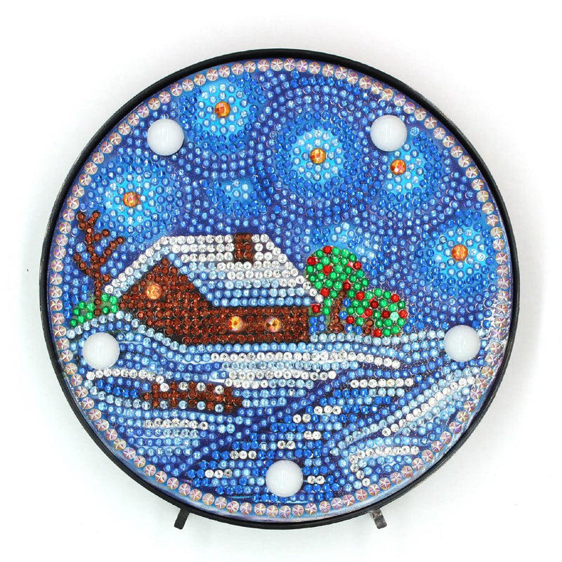 F&S Diamond Painting Store Diamond Painting Lamp Under The Starry Sky