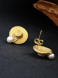 Lady's Hat Pattern Earrings