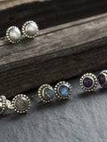 Natural Stone Ear Stud