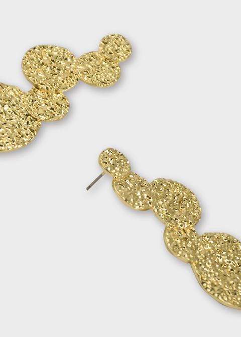 Irregular Round Pattern Earrings