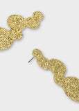 Irregular Round Pattern Earrings