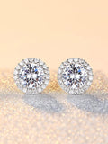Circular Crown Pattern Earrings