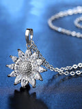 Sun Flower Pattern Necklace