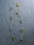 Natural Topaz Cystal Necklace