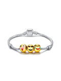 Smiley Expression Pattern Bracelet