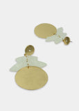 Natural Shell Round Earrings