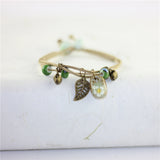 Female Mori ethnic wind hand-knitted flower bracelet