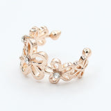 Fashion diamond flower ear bone clip