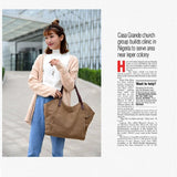 Large Capacity Canvas Handbag