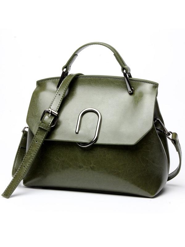 Retro Solid Color Women's Bag