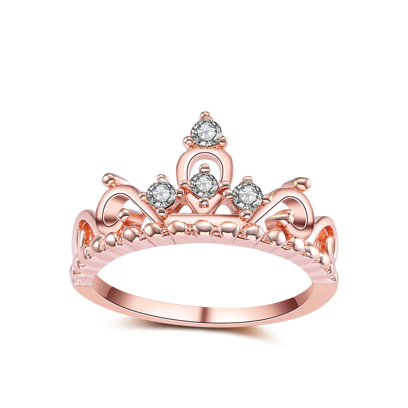 Fashion lady crown ring