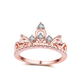 Fashion lady crown ring