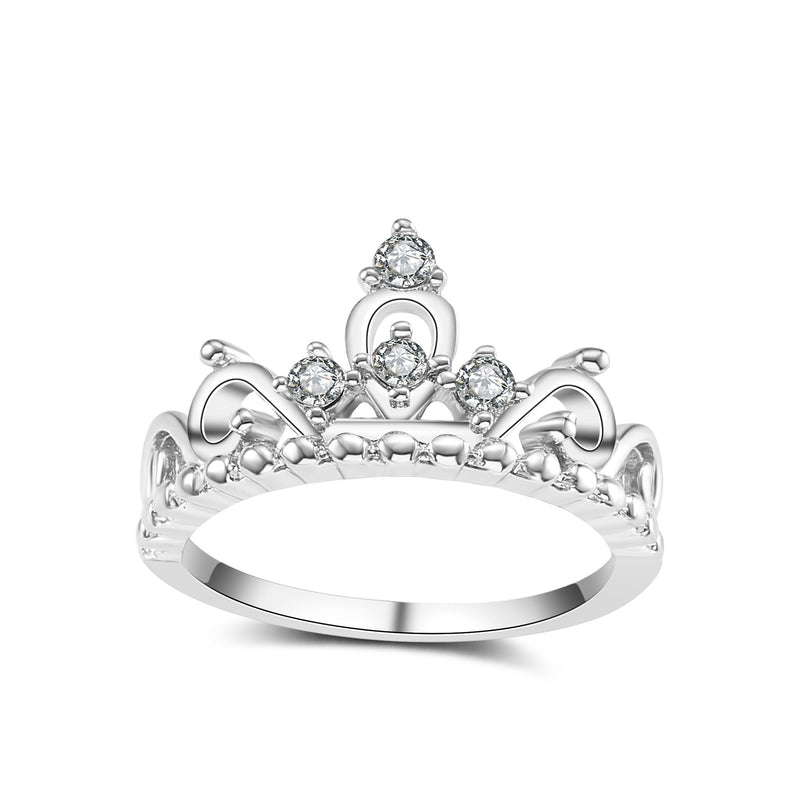 Fashion lady crown ring