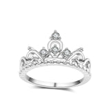 Fashion lady crown ring