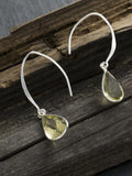 Drop Pattern Silver Earrings