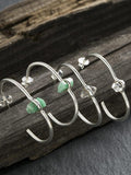 Rough Quartz&Cystal Earrings
