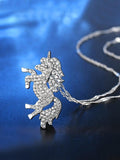 Lucky Unicorn Pendant Necklace