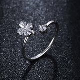 Fashion lucky flower ring