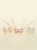 Lover's Eye Patern Jewelry Set