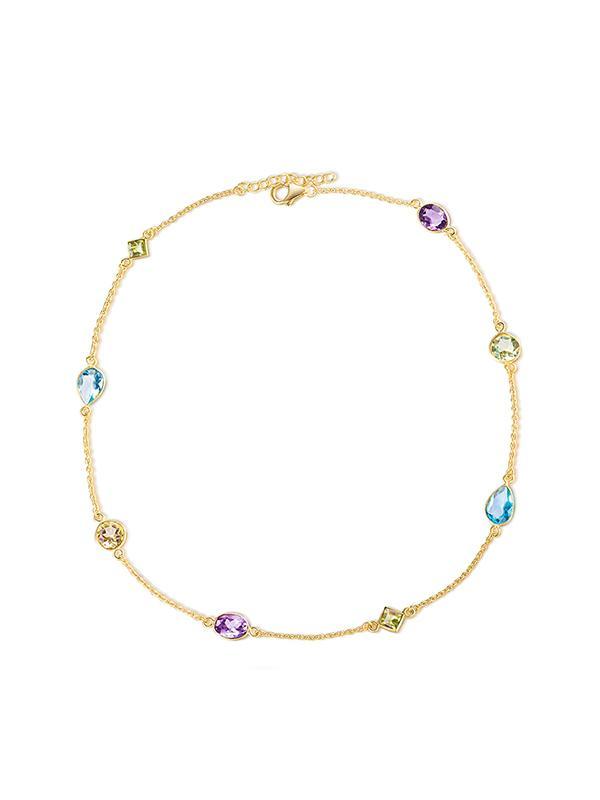 Natural Topaz Cystal Necklace
