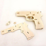F&S 3D DIY Wooden Puzzles Bertta M92F JZ203 Gun Model Kits Diy Block Building Jigsaw Toy For Kid Christmas Gift