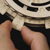 F&S 3D Wooden Mechanical Puzzle DIY Perpetual Calendar Craft Kits Laser-Cut Model Kit to Build for Adults Great Birthday for Women and Men