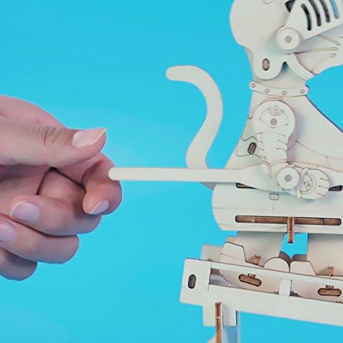F&S Wooden Arts & Crafts 3D Assembly Puzzle Brain Teaser Educational Toy for Teens (Guard Tom)