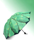 Banana Leaf Pattern Folding Umbrella