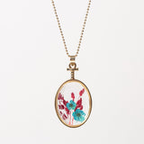 New cute handmade cherry powder necklace