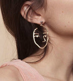 European and American nature touching earrings