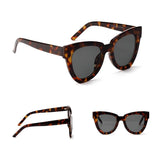 Retro Large Frame Cat's Eye Sunglasses