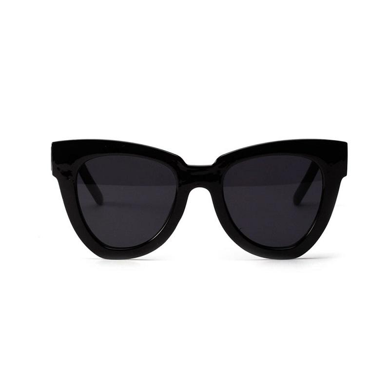 Retro Large Frame Cat's Eye Sunglasses