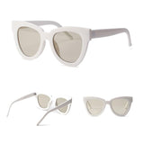 Retro Large Frame Cat's Eye Sunglasses