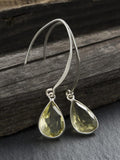 Drop Pattern Silver Earrings